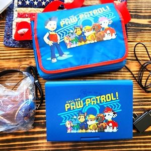 Paw patrol portable DVD player set